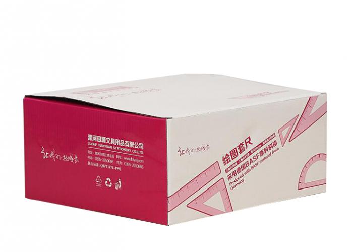 平面形狀普通牛皮紙箱折疊運輸瓦楞紙箱