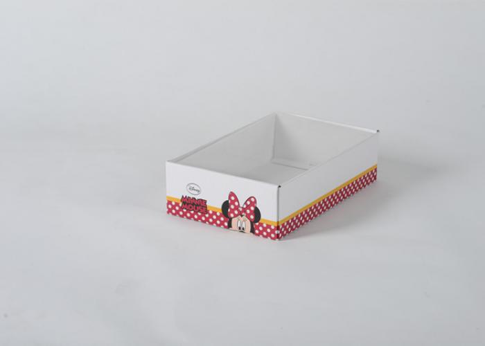 襪子的紡織品展示盒與定制的標志和品牌